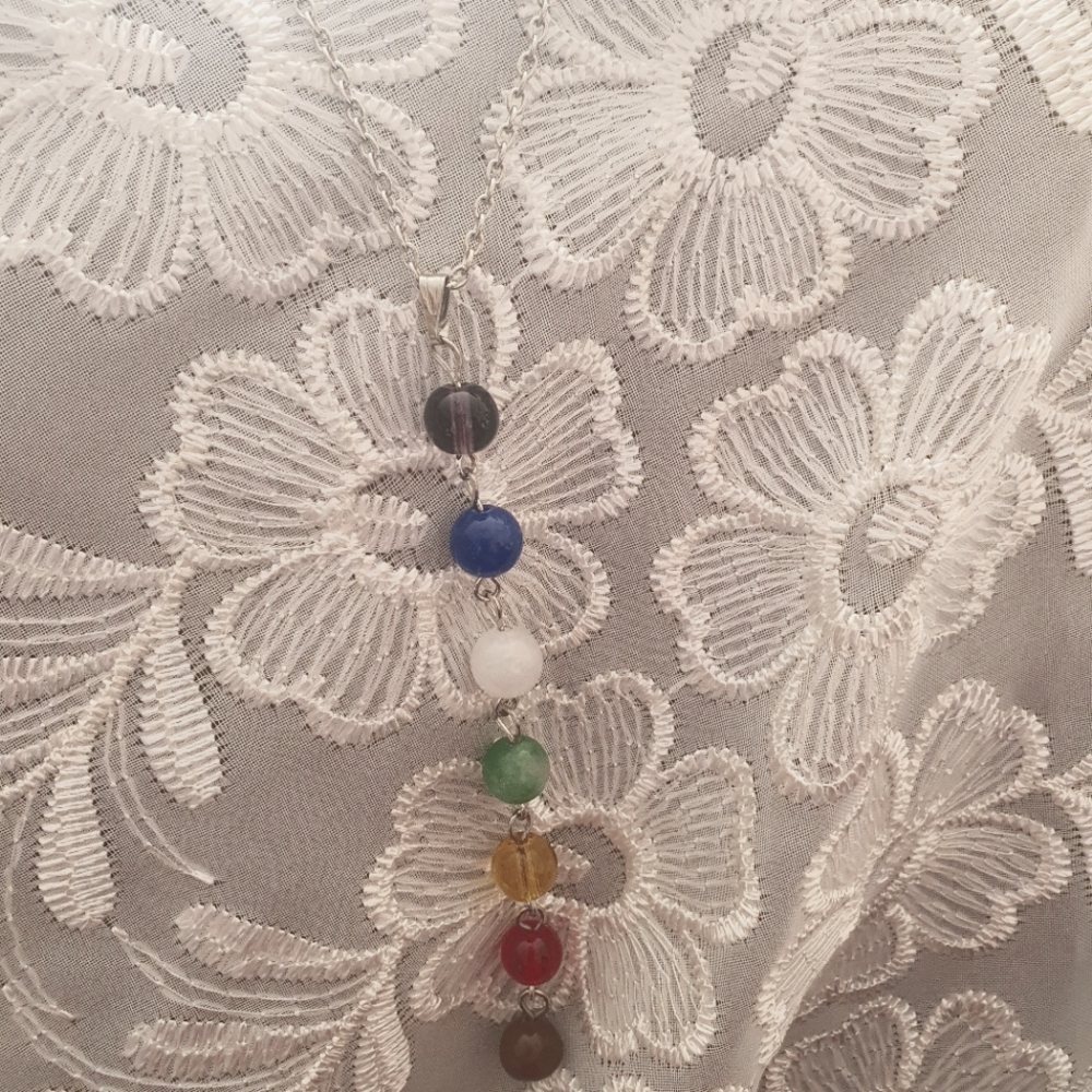 Stone Chakra string necklace